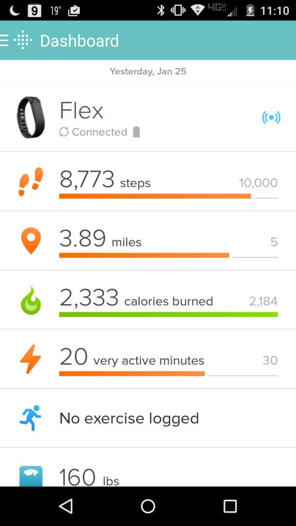 FitBitFlexDashboard