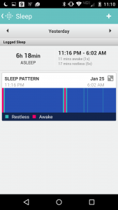 FitBitFlexSleep